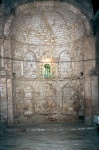 Abside de la chapelle du Val-des-Nymphes. La Garde-Adhémar (Drôme).