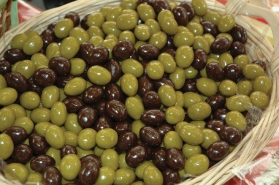 Olives en chocolat.