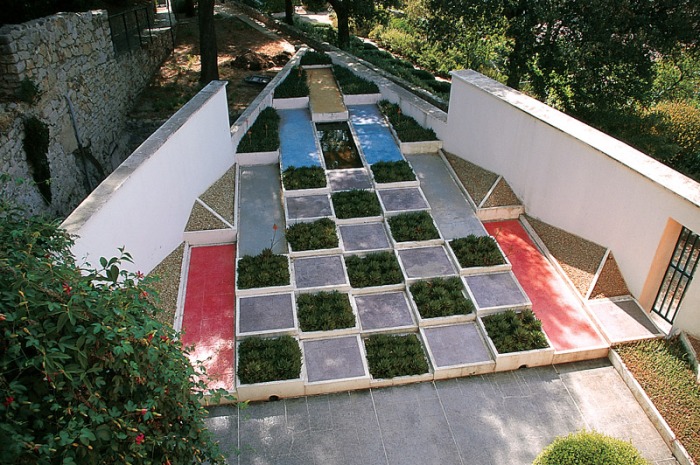 Jardin cubiste de la villa Noailles. Hyères (Var).