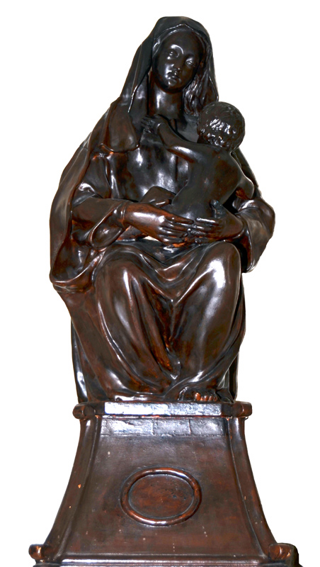 Notre-Dame du Rouet. Vierge noire allaitant. Carry-le-Rouet (Bouches-du-Rhône).
