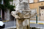 Fontaine XVIIIe siècle (détail). Besse-sur-Issole (Var). Classée Monument historique. © Serge Panarotto.