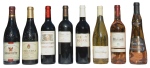 4 appellation Côtes du Rhône, 8 appellation Provence, des grands crus et des vins de consommation courante en constante amélioration.