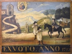 Ex-voto Provence 1792. Bandits de grand chemin ou partisans contre-révolutionnaires ? Musée de Jouques (Bouches-du-Rhône). Photo Serge Panarotto.