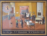 Ex-voto de Notre-Dame-de-Miséricorde. 1829. Chirurgien et opération. Musée Ziem. Martigues. Photo Serge Panarotto.